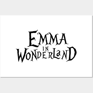 Emma in Wonderland- Personalised Posters and Art